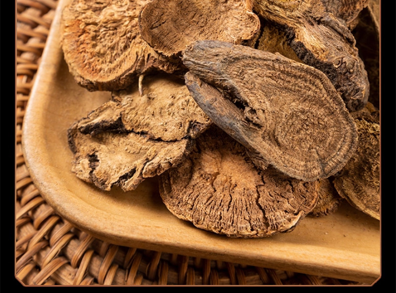 Dried Rhubarb Root Slices Da Huang 500g Raw Chinese Herbal Decoction Pieces specifications