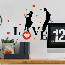 һ��ǽ�����ﰮ��Ӣ��LOVEǽ��ֽ���˽ڷ���װ��ǽ����ճǽ����