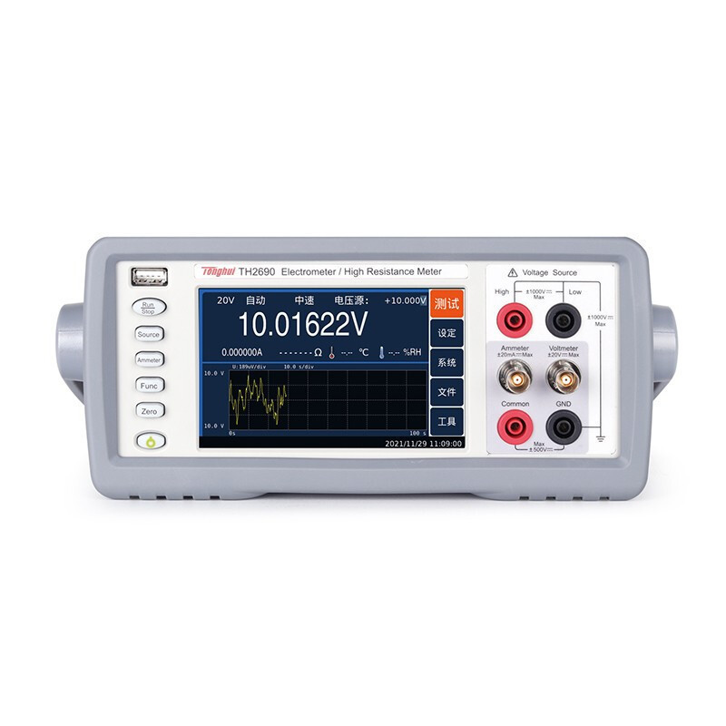 同惠TH2690A TH2691A高阻计飞安表静电计绝缘电阻仪半导体纳