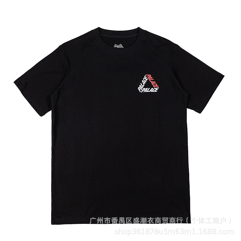 欧米の潮牌palace三角形双紗プリント高品質男女カジュアル半袖tシャツ|undefined