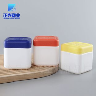 280ml square plastic powder jar 280ml grain protein powder barrel 280ml plastic jelly bottle