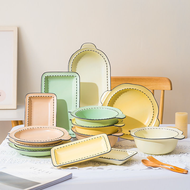 Clearance Sale with Free Shipping 50% off Creative Comic-Style Irregular Ins-Style Tableware Set for Home Use, Cute Bowls and Plates for Eating Clearance Sale with Free Shipping 50% off Creative Comic-Style Irregular Ins-Style Tableware Set for Home Use, Cute Bowls and Plates for Eating