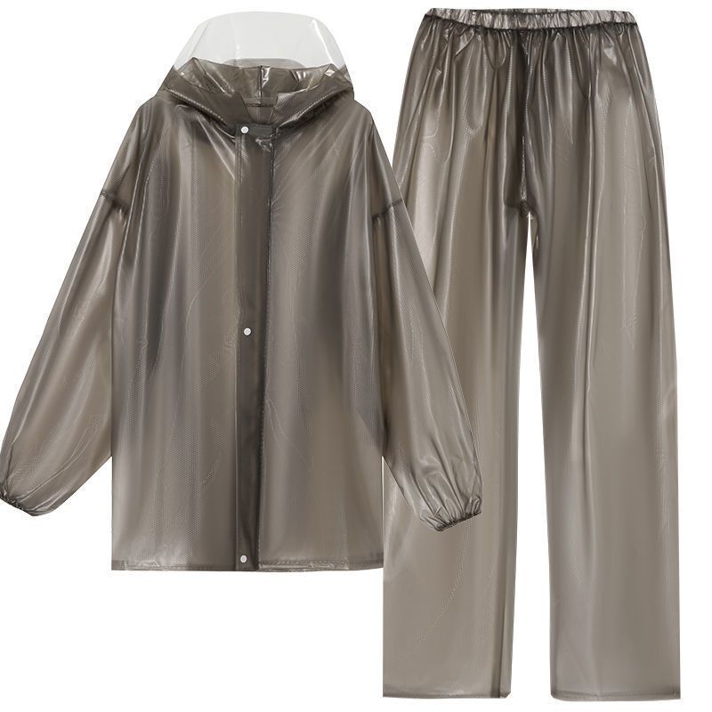 Separate Adult Split Raincoat Men's and Women's Rain Pants Suit Construction Site Sports Travel Hiking Camping