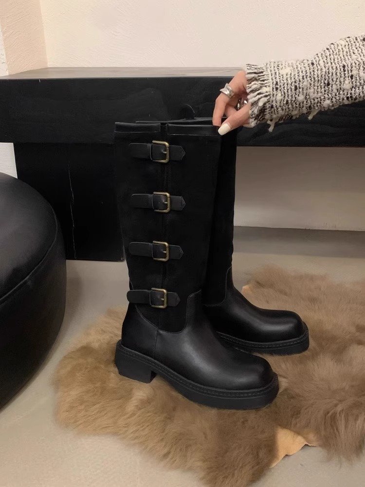 2023 Autunno/Inverno nuovi stivali da cowboy occidentali Stivali a tubo lungo sottili e sottili_voghion.com