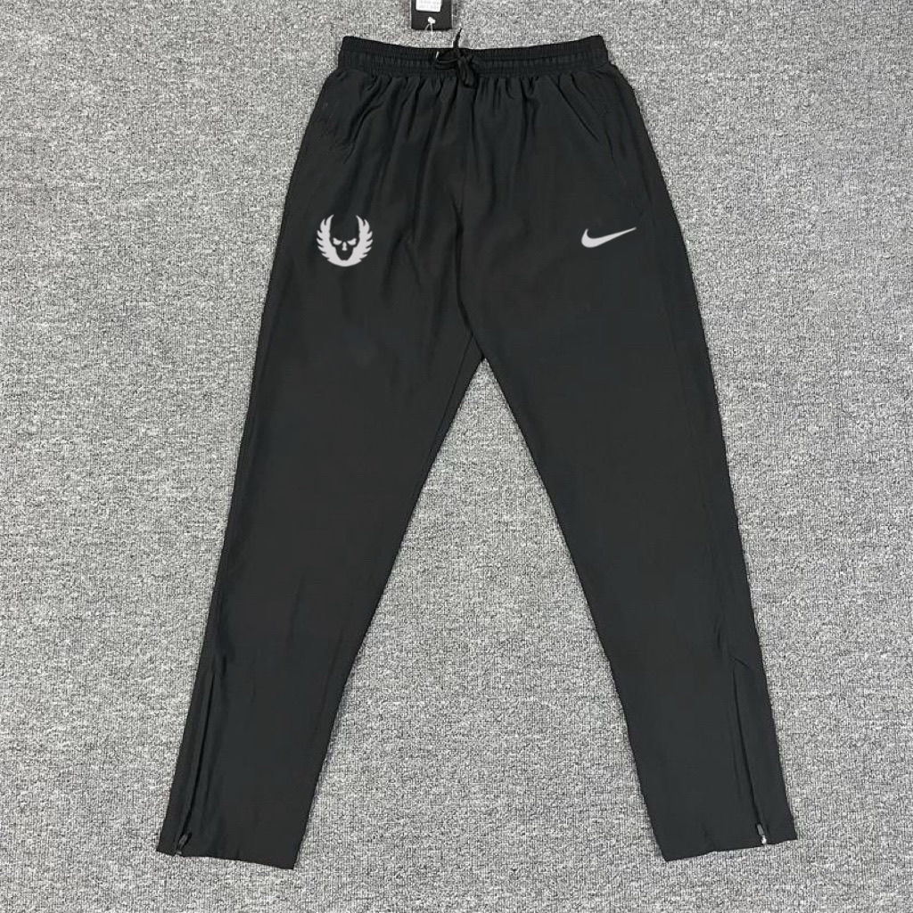 Pantalones de entrenamiento de velocidad deportiva, hombres y mujeres, pista y campo, carrera de maratón, prueba física, pantalones de entrenamiento con cremallera laterales, pantalones deportivos sueltos