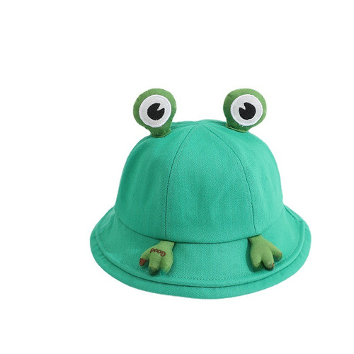 Summer and Autumn New Baby Fisherman Hat Cartoon Super Cute Unisex Children Thin Breathable Bucket Hat Children Outing Sun Hat