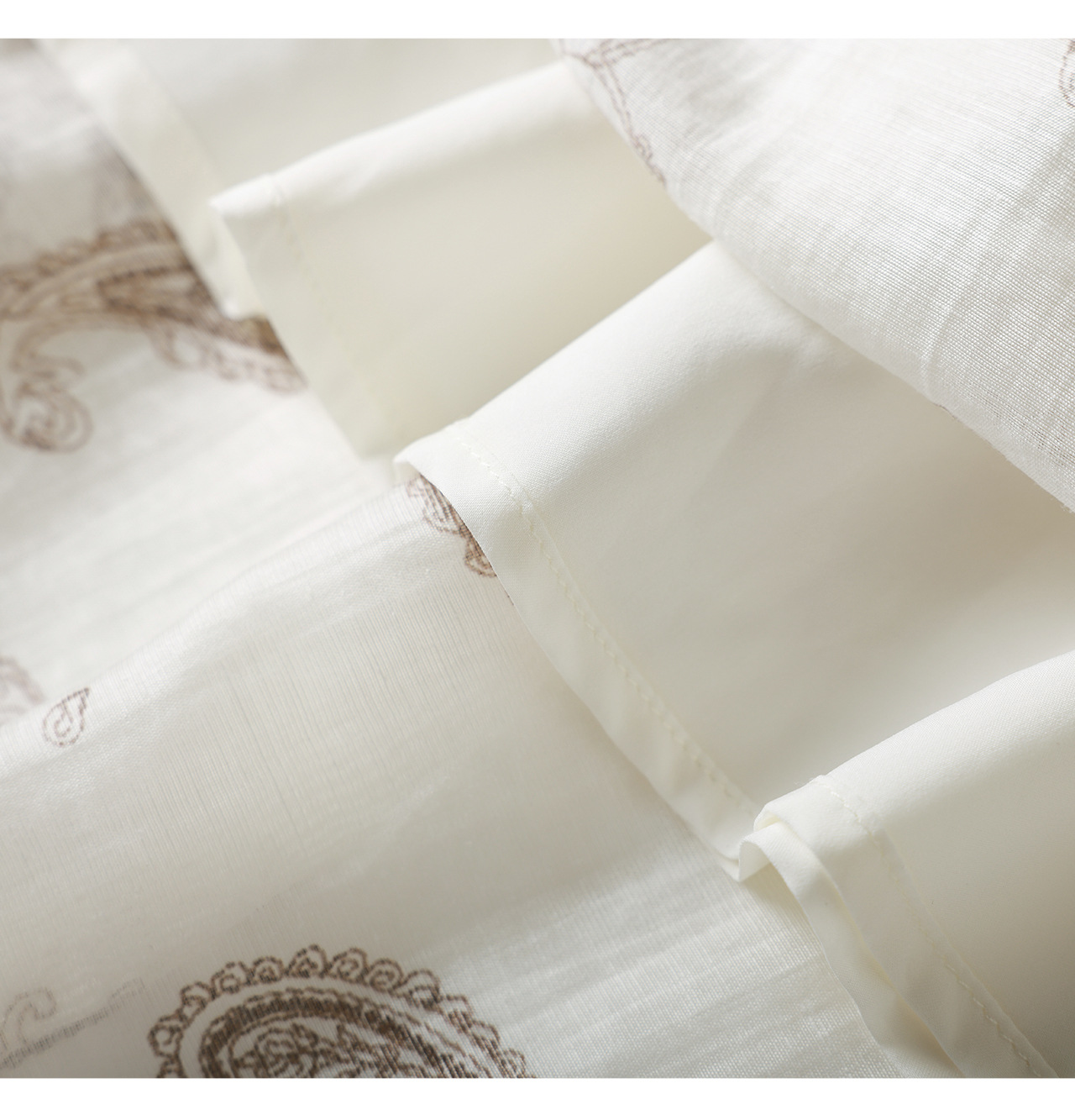 Set áo gile len phối váy maxi in hoa phong cách boho mùa hè — Màu cà phê chi tiết 22