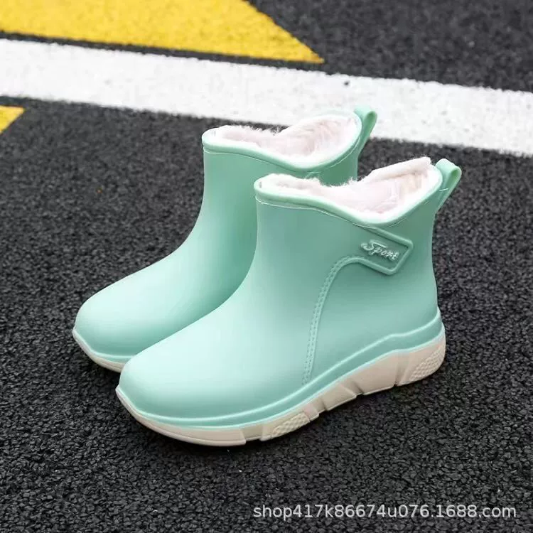 Ботинки Martens с флисовой подкладкой, противоскользящие, водонепроницаемые, корейский стиль
