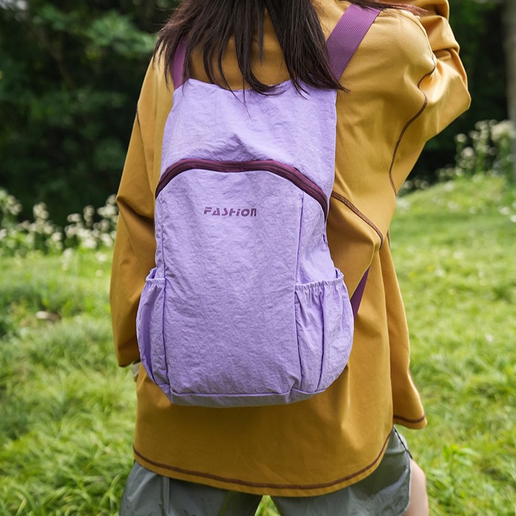 Japanese-style minimalist lightweight outdoor backpack, water-resistant, versatile, suitable for commuting, camping, and travel. (Cross-border dropshipping available.)