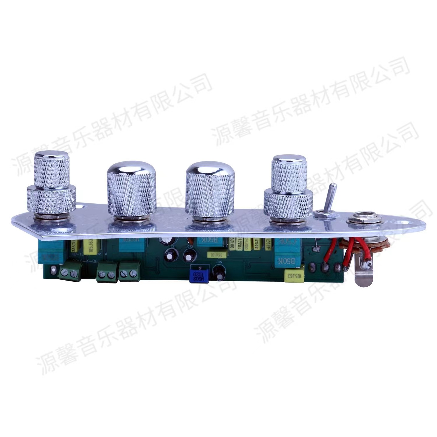 Accesorios de guitarra eléctrica JB bajo Placa de hierro circuito de control bajo eléctrico volumen circuito de control de ajuste de tono al por mayor