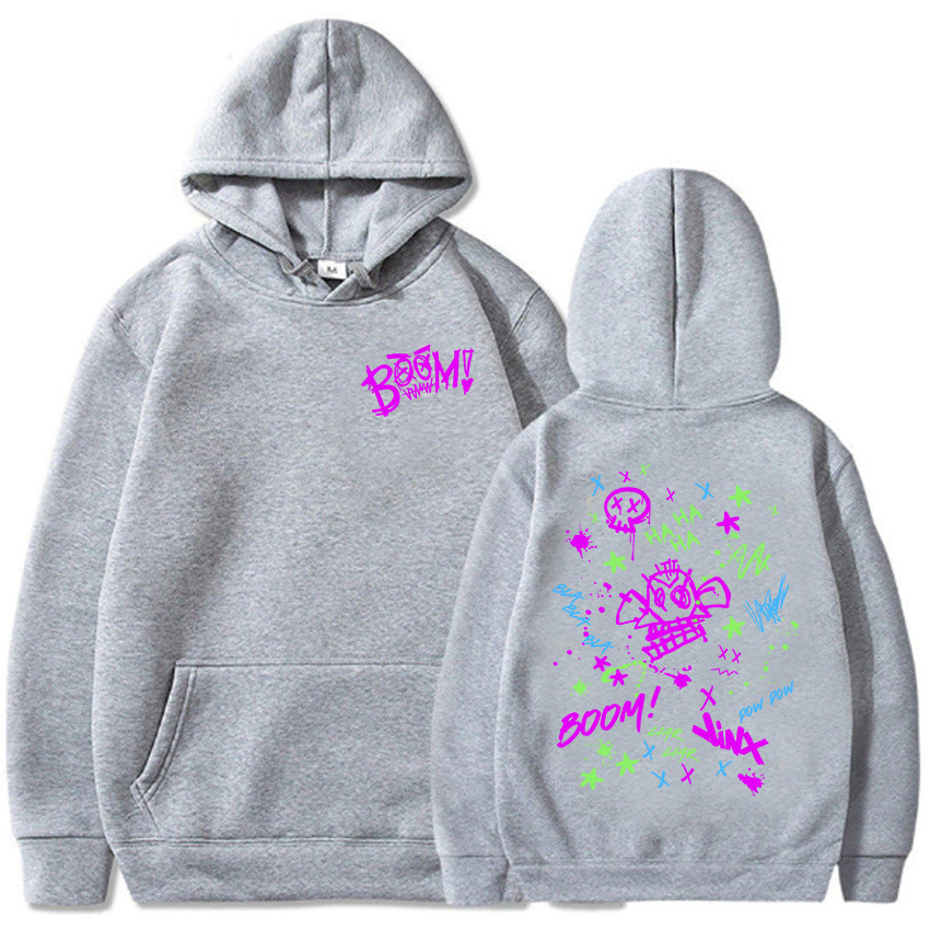Female Hoody Boom Monkey Jinx Arcane Hahaha Hoodies