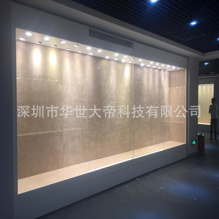 华世大帝 展柜生产厂家 博物馆沿墙展柜