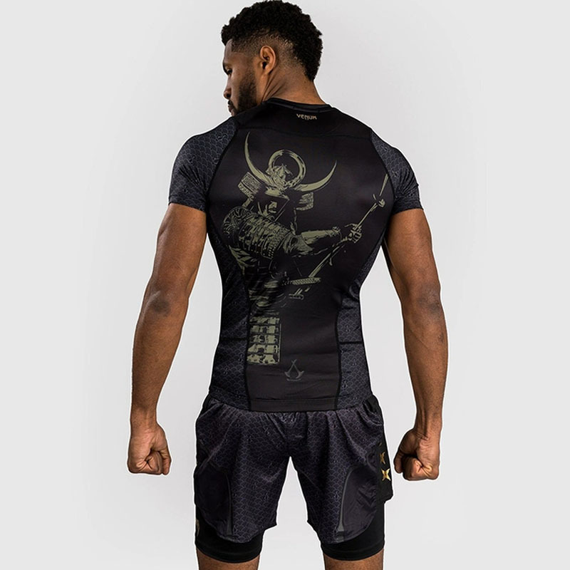 Venom Assassin's Creed Shadow Quick-Dry Sports Tight-Fitting Garment Ultra-Elastic Boxing Training Suit Anti-Grind Compression T-Shirt