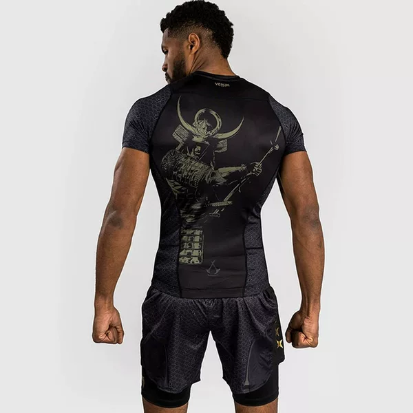 Venom Assassin's Creed Shadow Quick-Dry Sports Tight-Fitting Garment Ultra-Elastic Boxing Training Suit Anti-Grind Compression T-Shirt