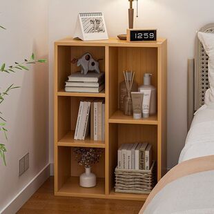 Bedside Table Bedroom Small Bookcase Functional Simple Bedside Cabinet Storage Rack Simple Home Rental Storage Cabinet