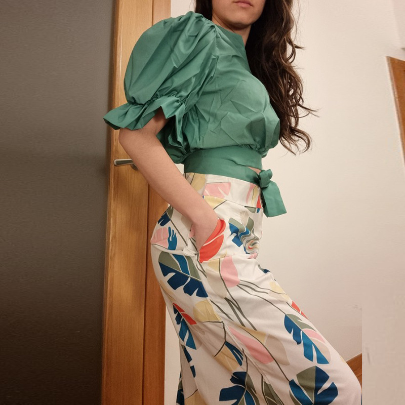 Holiday Women's Vacation Simple Style Polyester Pant Co-ord Set Pants Sets display picture 2