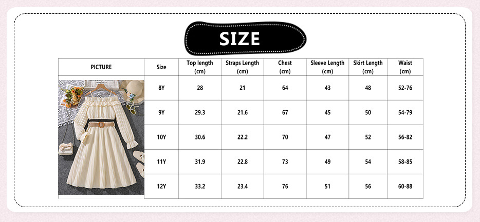 Meiteņu komplekts 2024. gada rudens stilīgs īss stils ar vienu plecu, mežģīņu mazs krekls ar pussvārkiem, bērnu apģērbs_voghion.com