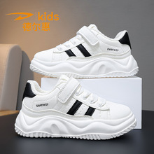 PLUS德尔惠童鞋男童女童夏季新款耐磨透气网面舒适轻盈儿童运动鞋