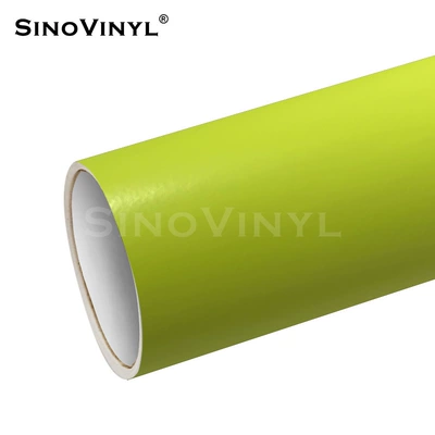 Automotive Film: color change film matte full - 152-28m-matt-lemon-green