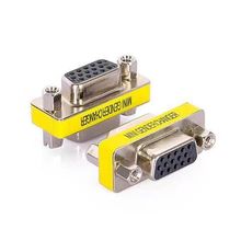 显示器VGA DB15三排公转母/母转母 连接头15针转15孔串口转换
