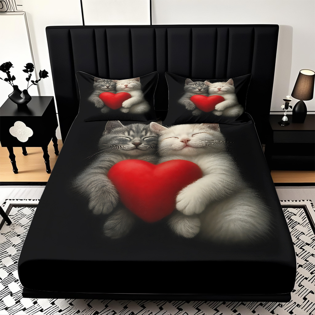 TEMU / JIT Amazon Kitty Pattern Digital Print Pro Skin Bed Kits Fabricante suministro directo transfronterizo