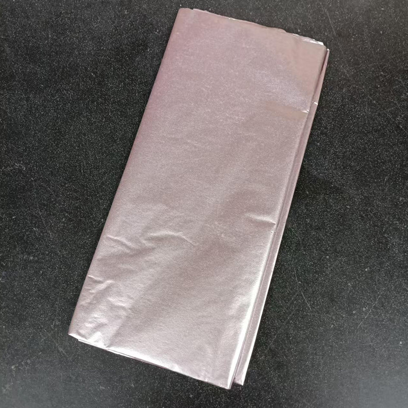 Fábrica en stock metal pera papel ramo base forro color sólido copia papel flor embalaje material paquete flor papel