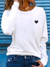G 38025 Black cat print long T-shirt ��èӡ������T��