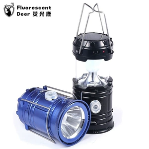 Solar-Powered Outdoor Emergency Lantern 5 Camping Lights 800Led Camping Lantern Deer Fluorescent Solar Charging