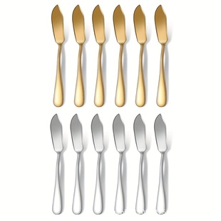 Factory wholesale stainless steel butter knife jam butter knife household butter cutting knife cheese knife baking tool