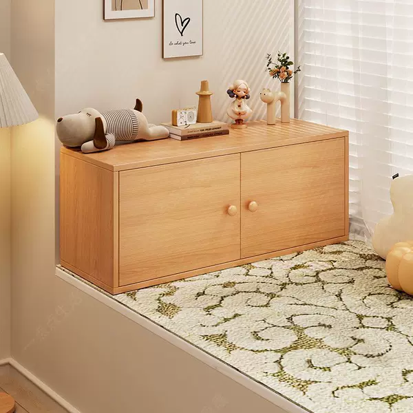 Bay window bookshelf, desktop storage rack, freely combinable grid cabinet, windowsill storage, multi-layer simple bookcase, storage cabinet