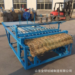 电动保温草被草席编织机宽幅可调草被机多功能绿化植养护草帘机