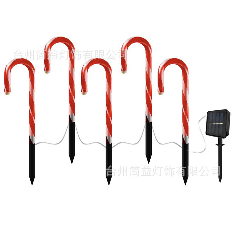 Un remolque de cinco muletas - tubo rojo - energía solar