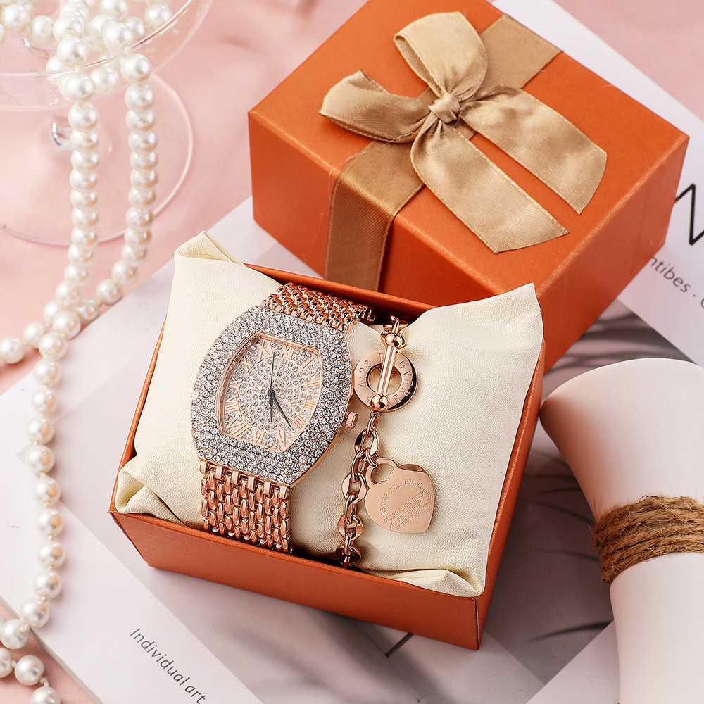 Ordinary Glass Mirror Material Simple Style Shiny Solid Color Quartz Watch Women's Watches