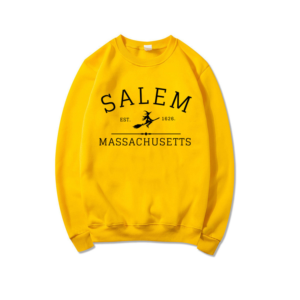 Salem Massachusetts Crewneck Halloween Sweatshirt Salem Witc