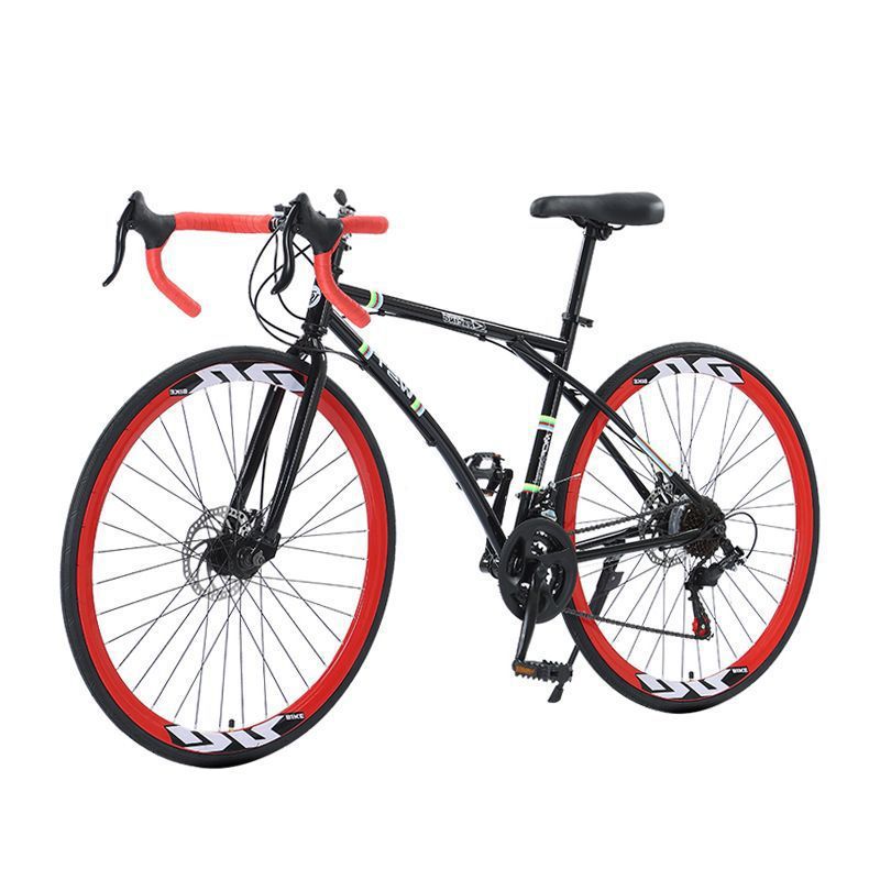 公路自行车变速死飞弯把学生上班通勤代步单车男女青少年碟刹赛车 公路自行车变速死飞弯把学生上班通勤代步单车男女青少年碟刹赛车