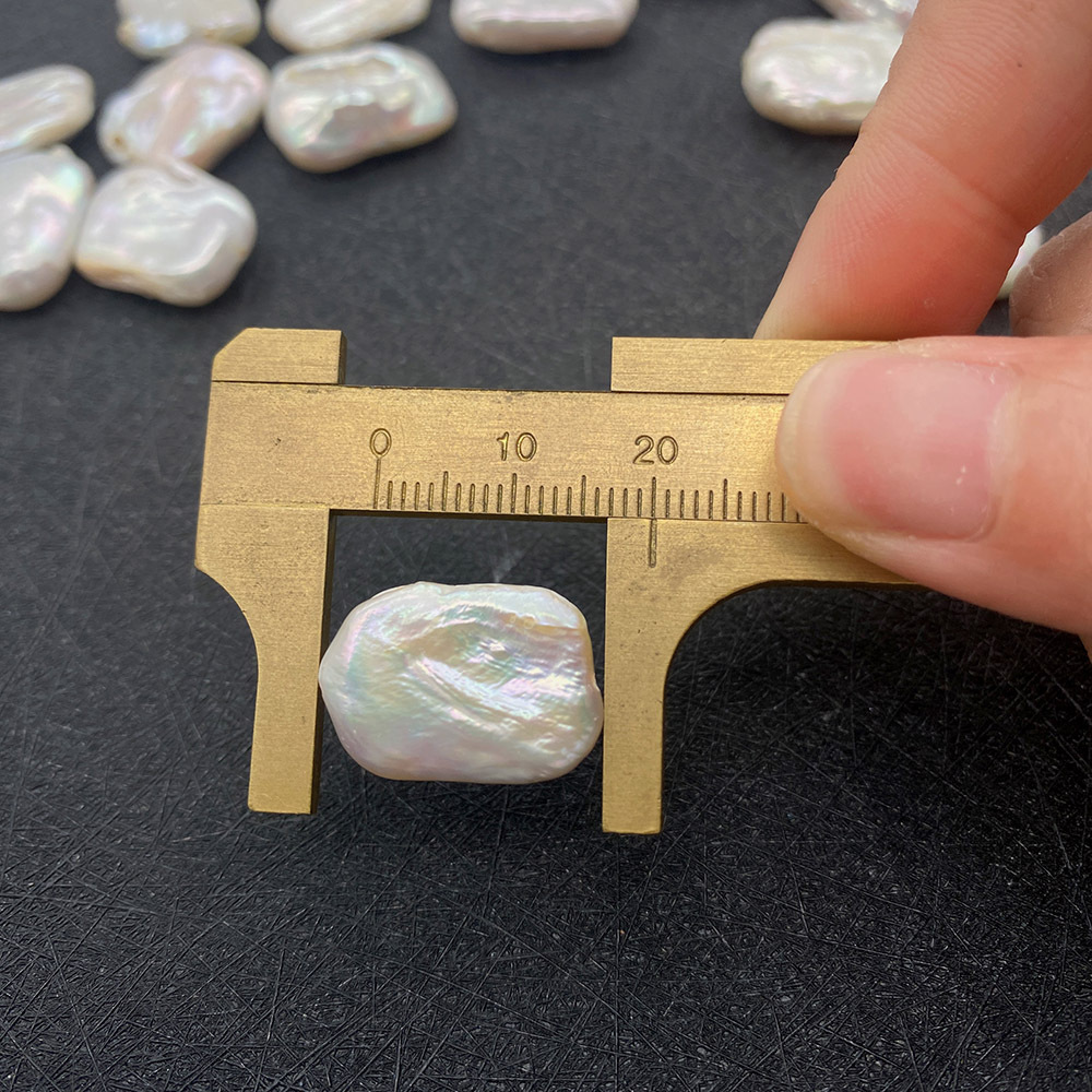 1 Piece Quantity 1 Piece 14*20-15*21mm Freshwater Pearl Geometric Smooth Jewelry Accessories Beads