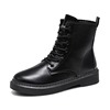 Martens, breathable polyurethane low boots English style platform, British style