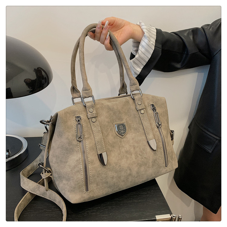 New cross-border foreign trade women's bag 2024 Retro casual handbag, European and American trend single-shoulder crossbody bag, tote bag for women undefined