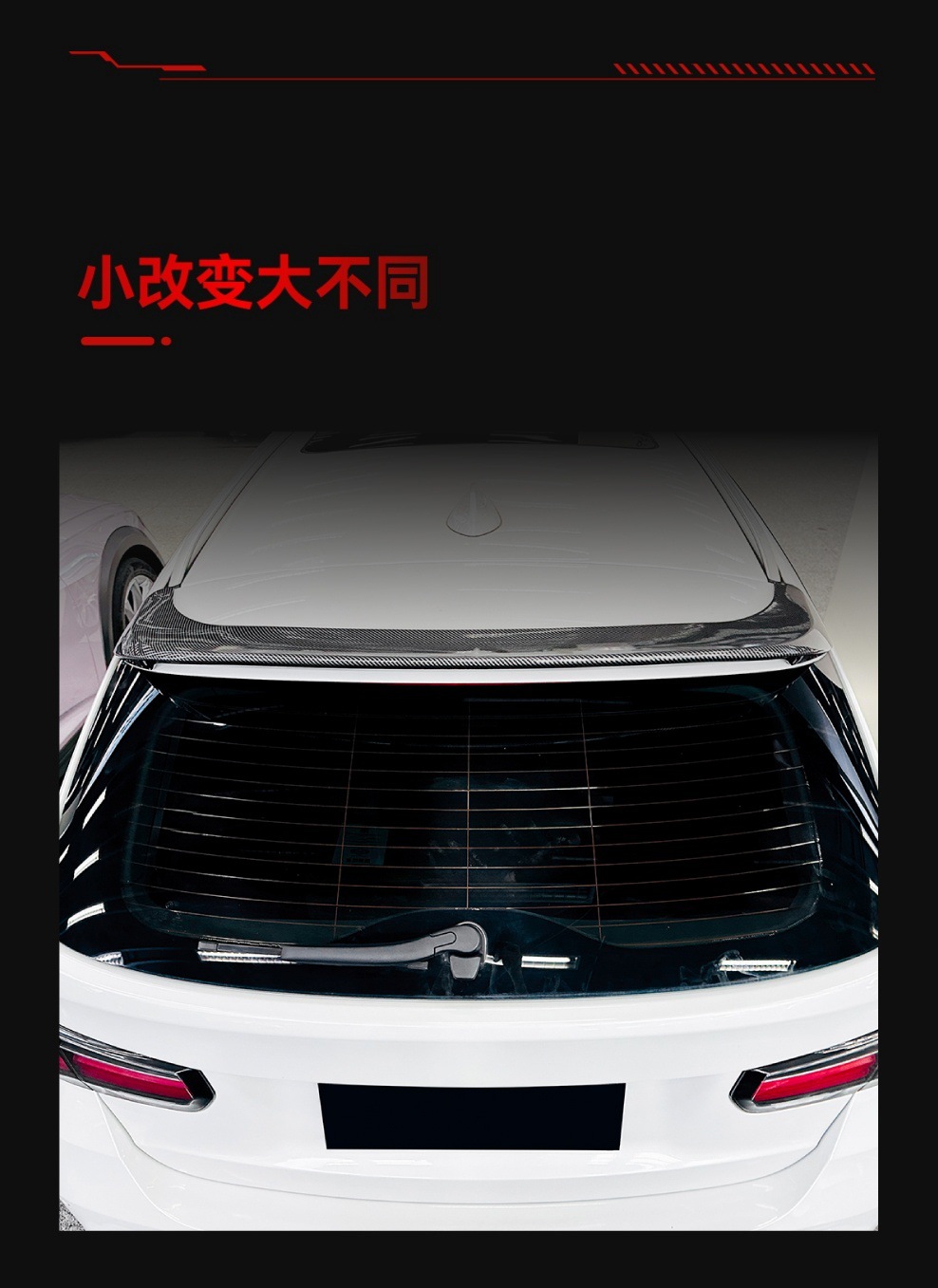 Applicable to 2013-2019 Bmw 3 Series F31 Touring Version Roof Wing, Rear Wing, Spoiler, Wind Deflector, Cross-Border Modification Parts