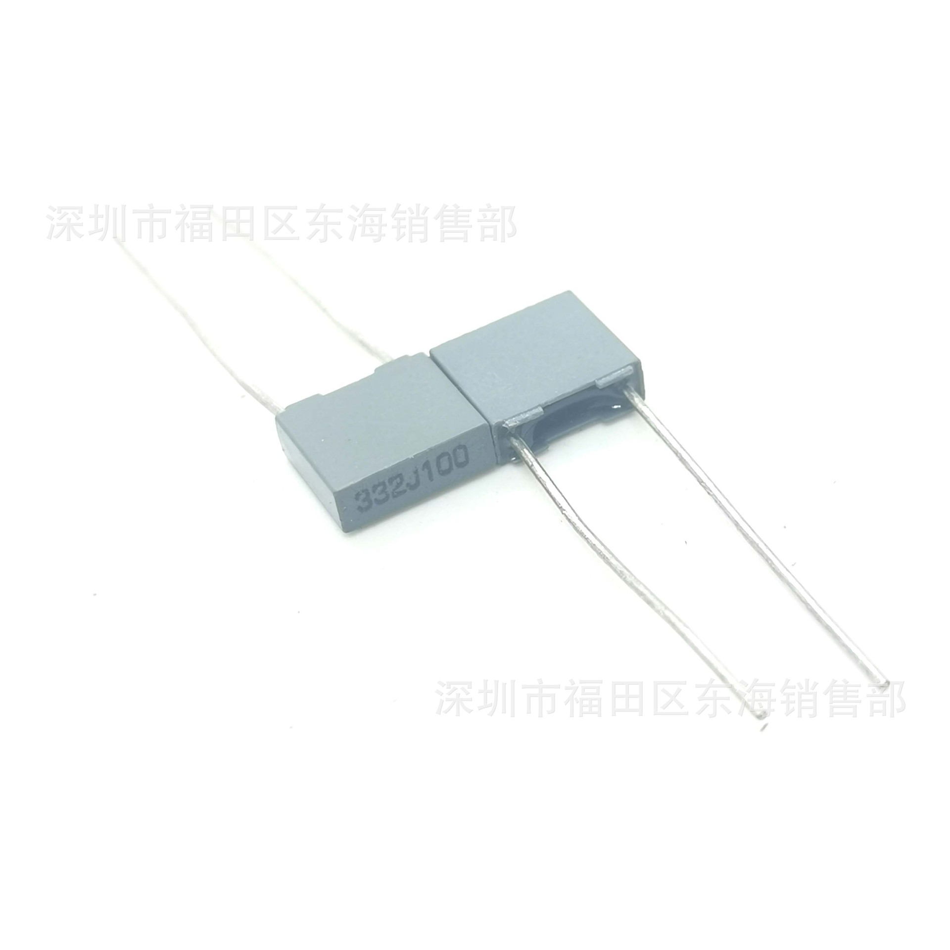 校正电容332J 100V 脚距P5mm CL23B叠片式 0.0033uF 3.3NF 3300PF