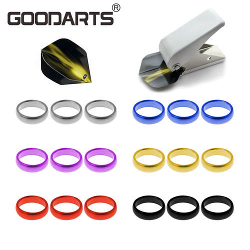 GOODARTS knight darts, nylon dart shaft O-ring, plastic dart shaft protection ring, aluminum ring to lock the dart wing
