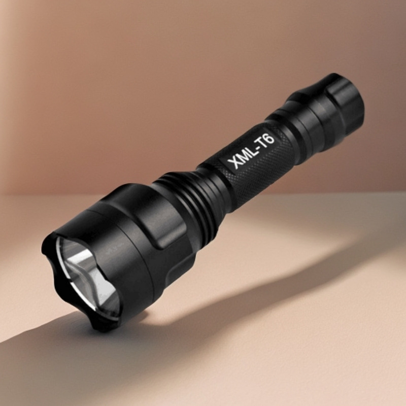 C8 luz fuerte linterna T6 multifunción recargable impermeable autodefensa LED tiro largo al aire libre hogar fábrica al por mayor