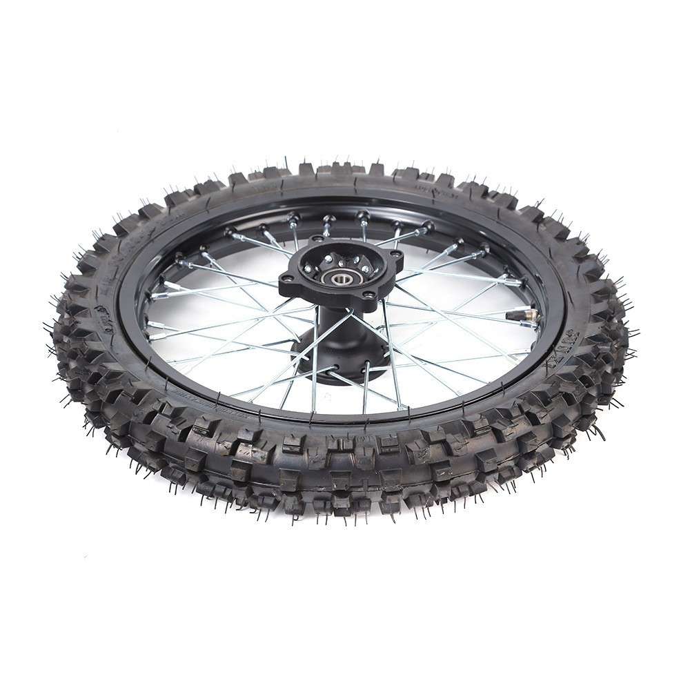 14inch Off-Road Motorcycle 1.85X 14inch Aluminum Alloy Disc Brake Width Hub 60/100-14 30m Tire