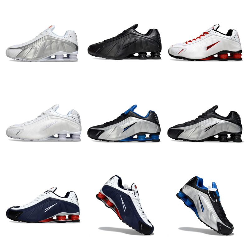 Putian Wholesale Half-Size R4 Couple's Sports Spring Air Column Cushioning Breathable Height-Increasing Sports Shoes Casual Shoes