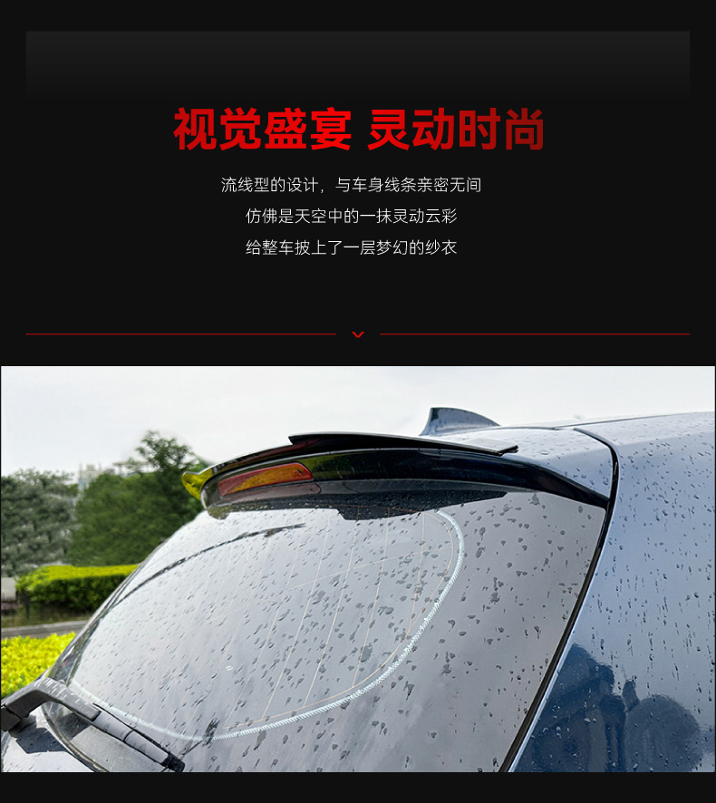 Applicable to 2011-2019 BMW bmw 1 series f20 f 21 118I 120i tail top wing fixed wind wing modification