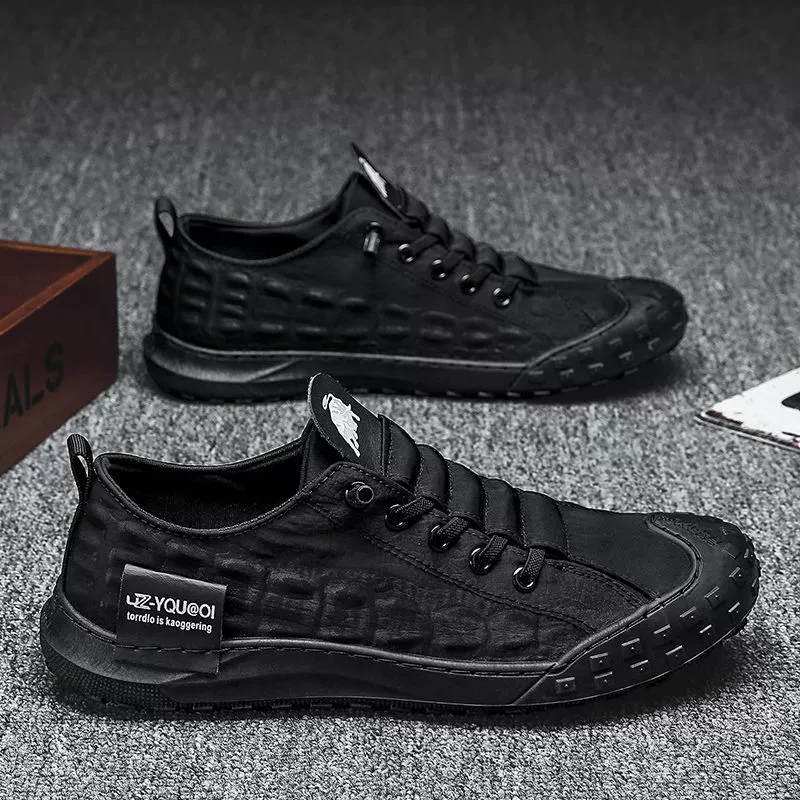 2024 новый стиль холст обувь корейская обувь обувь мужская обувь зонтик тканевая головка сумки мужская шелковая обувь повседневная приливная обувь