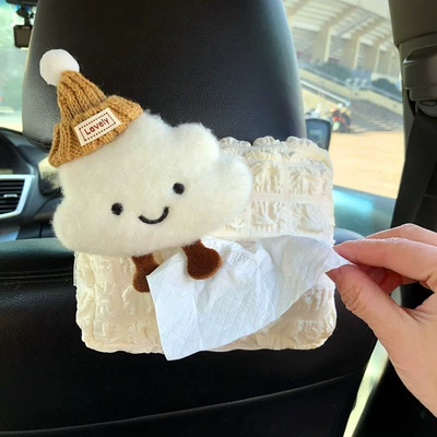 Car tissue box/set, Tissue Box, Plush Hanging Type