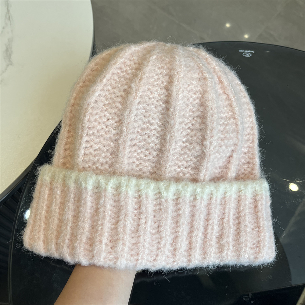 Women's Gender Basic, Simple Style Style Ear Warap Rim Women's Basic Simple Style Solid Color Ear Warap Wool Cap
