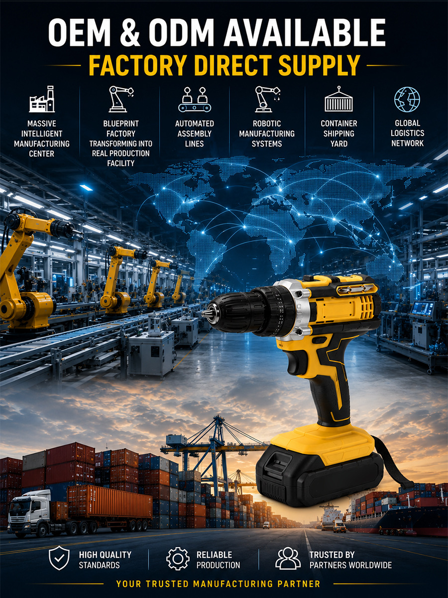 21V Cordless Lithium Impact Drill Handheld Electric Drill Dual Speed Charging Drill Pistol Grip Drill Electric Screwdriver Drill Set