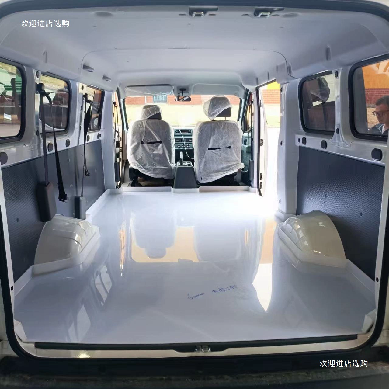 Новая модель [Wuling Yangguang] пассажирская версия, полная пластиковая автомобильная подножка из полиэтилена с оригинальными положениями отверстий в автомобиле, полностью закрытая Easy Rider 6